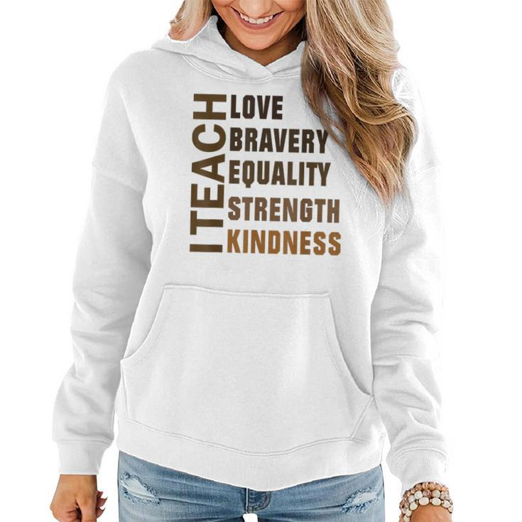 Teacher Black History Month Afro Woman Funny Gifts  Women Hoodie