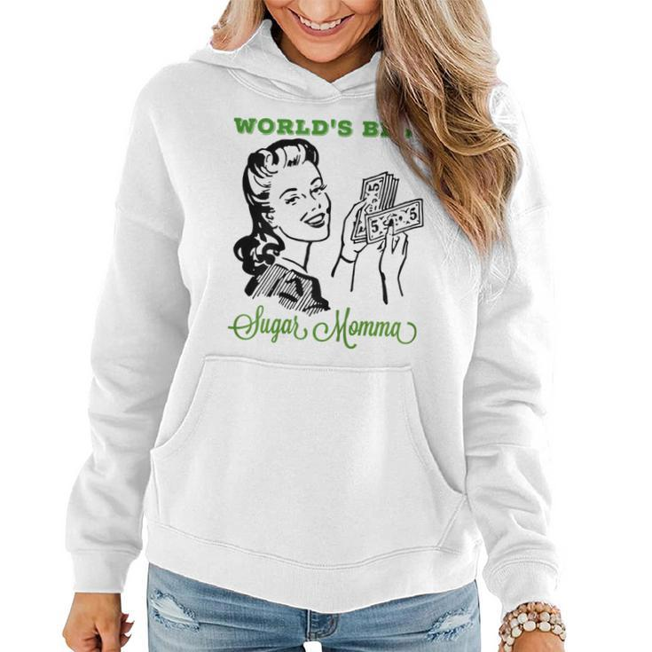 Womens Worlds Best Sugar Momma Mothers Day Adult Graphic  Women Hoodie