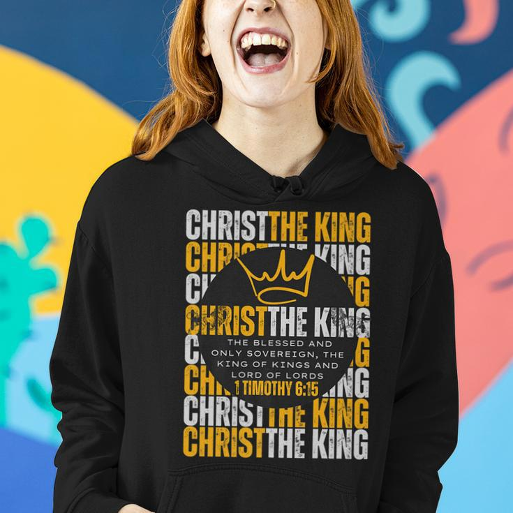 00038 Stylish Christ Is King Apparel Women Hoodie Gifts for Her