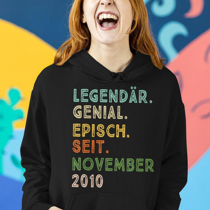 12 Geburtstag November Legendär Episch Seit 2010 Frauen Hoodie Geschenke für Sie