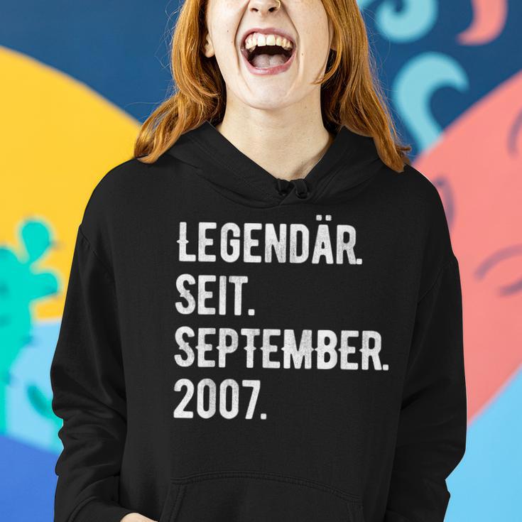 16 Geburtstag Geschenk 16 Jahre Legendär Seit September 200 Frauen Hoodie Geschenke für Sie