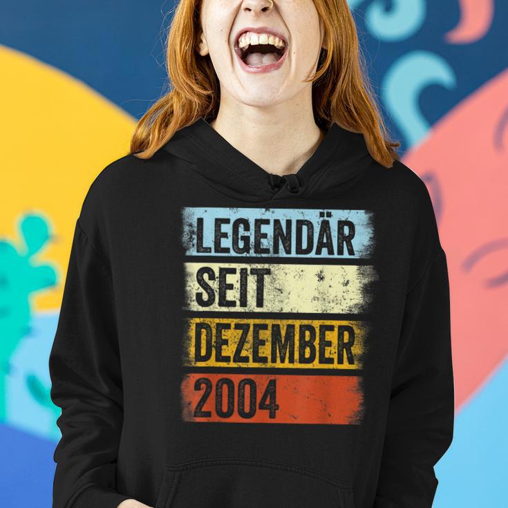 18 Geburtstag Mann 18 Jahre Legendär Seit Dezember 2004 Frauen Hoodie Geschenke für Sie