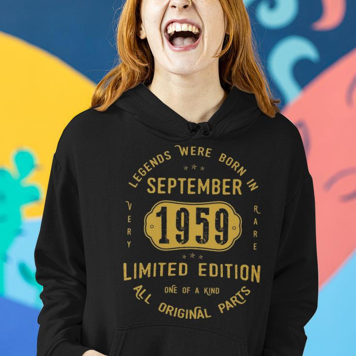 1959 September Birthday Gift  1959 September Limited Edition Women Hoodie Graphic Print Hooded Sweatshirt Gifts for Her