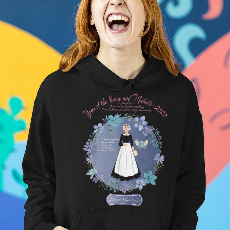 200 Birthday Florence Nightingale Year Of Nurse Midwife Women Hoodie Gifts for Her