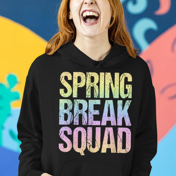 2023 Spring Break Squad Pastel Rainbow Vintage Graphic Women Hoodie Gifts for Her