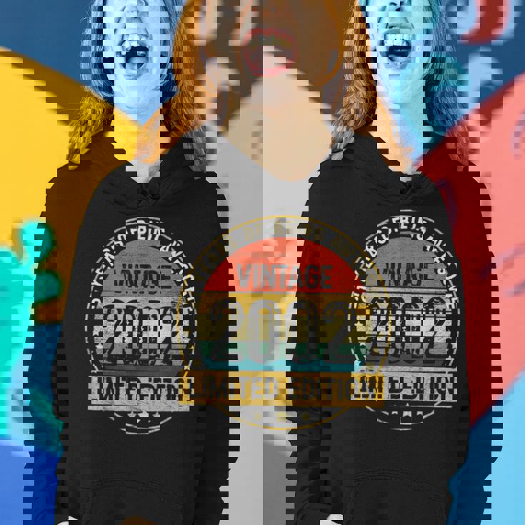 21 Year Old Gifts Made In 2002 Vintage 21St Birthday Retro Women Hoodie Gifts for Her