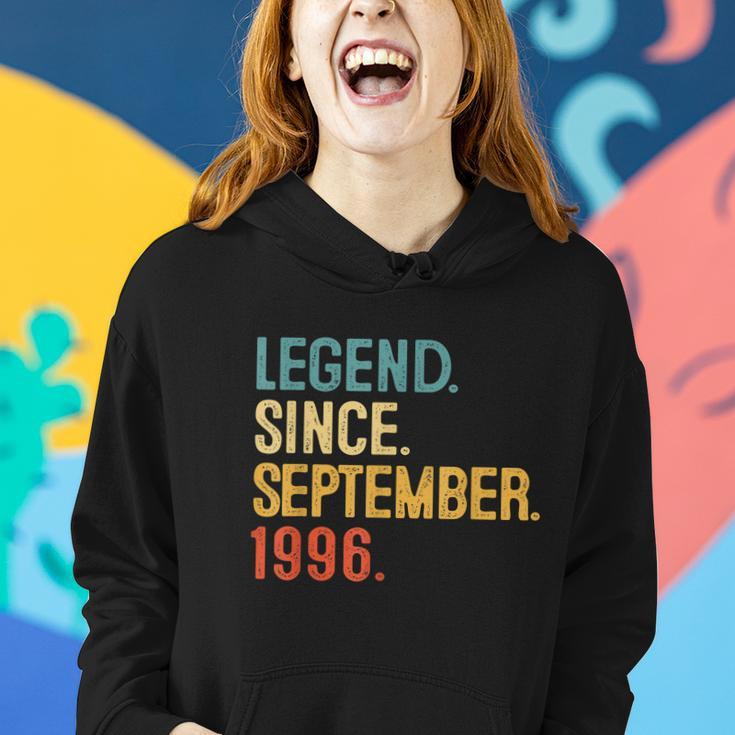 25Th Birthday Gift 25 Year Old Legend Since September 1996 Women Hoodie Gifts for Her