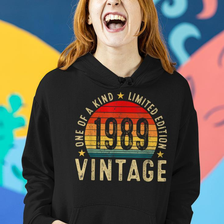 34 Year Old Gifts Vintage 1989 Limited Edition 34Th Birthday Women Hoodie Gifts for Her