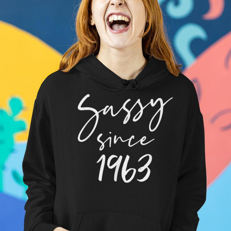 37 Vintage Sassy Since 1963 Classic Awesome Gift Mama Love Women Hoodie Gifts for Her