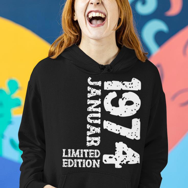 49 Geburtstag Frauen Männer Limited Edition Januar 1974 Frauen Hoodie Geschenke für Sie