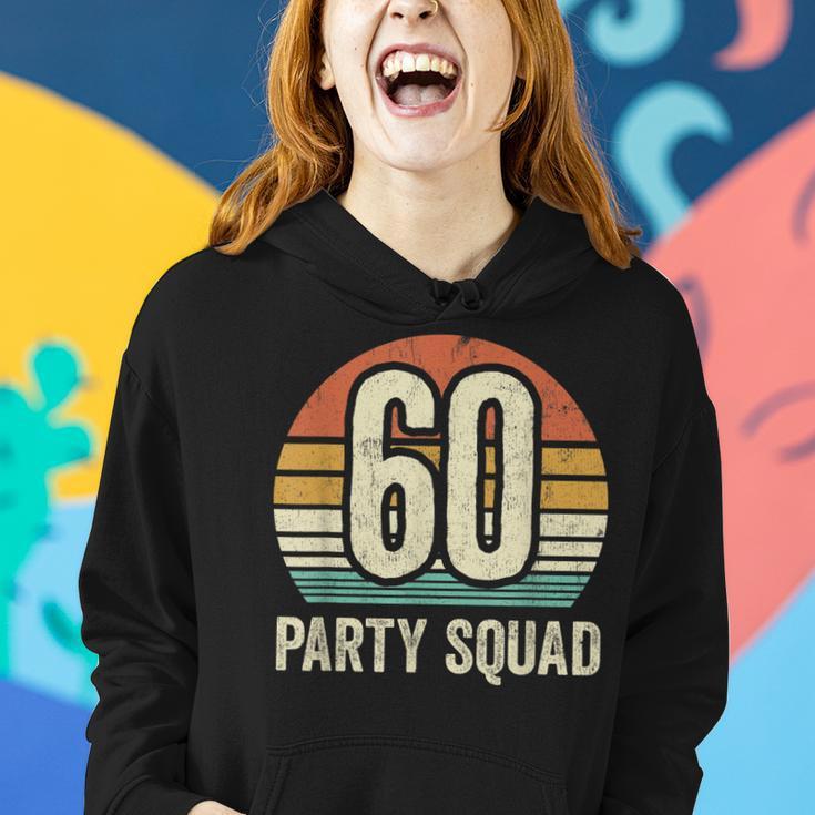 60 Birthday 60 Party Crew Squad 60Th Bday Group Birthday Women Hoodie Gifts for Her