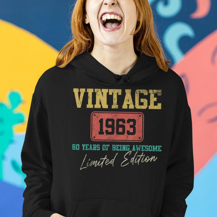 60 Year Old Vintage 1963 Limited Edition 60Th Birthday V2 Women Hoodie Gifts for Her