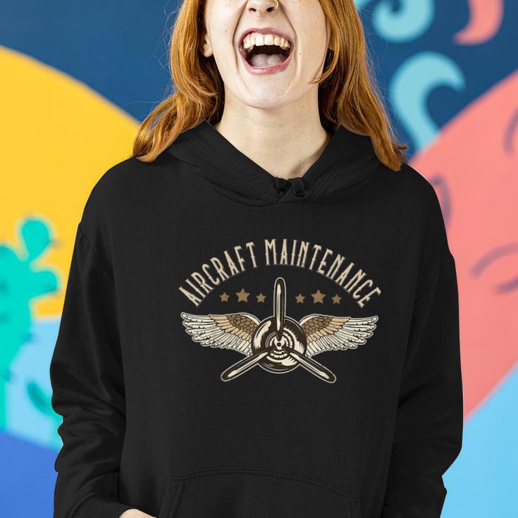 Aircraft Maintenance Airplane Mechanics Aircraft Mechanic Women Hoodie Gifts for Her