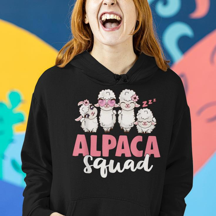 Alpaca Squad Cute N Girls Gift For Llama & Alpaca Lovers Women Hoodie Gifts for Her