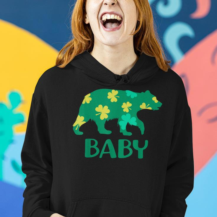 Baby Bear Funny Shamrock St Patricks Day Gifts Family Women Hoodie Gifts for Her