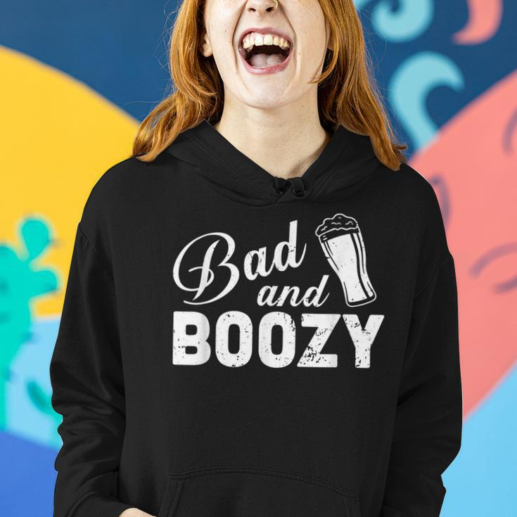Bad And Boozy St Patricks Day Funny Shirts For Man & Women Women Hoodie Gifts for Her