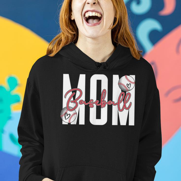 Baseball Mom Letter Print Mama Mothers Day Baseball Lover Women Hoodie Gifts for Her