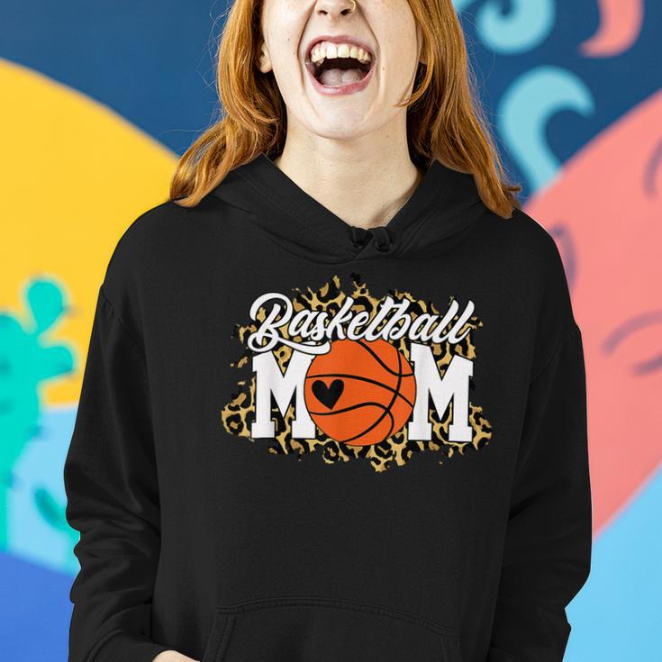 Basketball Mom Sweatshirt Women's - Long Sleeve Crewneck Pullover, Sports Mom Gift, Size Small (Sand Color)