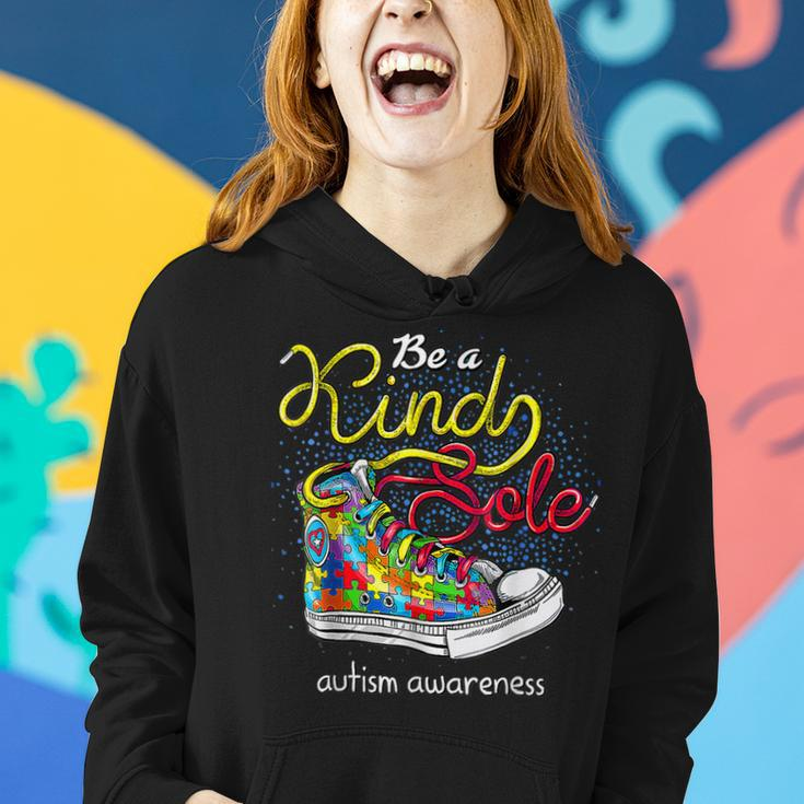 Be A Kind Sole Autism Awareness Puzzle Shoes Be Kind Gifts Women Hoodie Gifts for Her