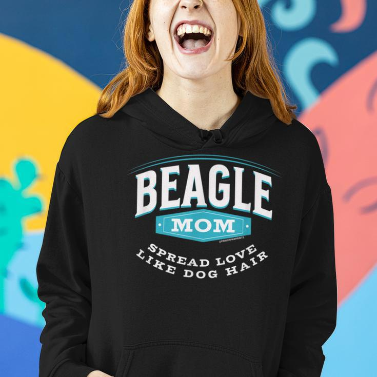 Beagle Mom Spread Love Like Dog Hair Dog Mom Women Hoodie Gifts for Her