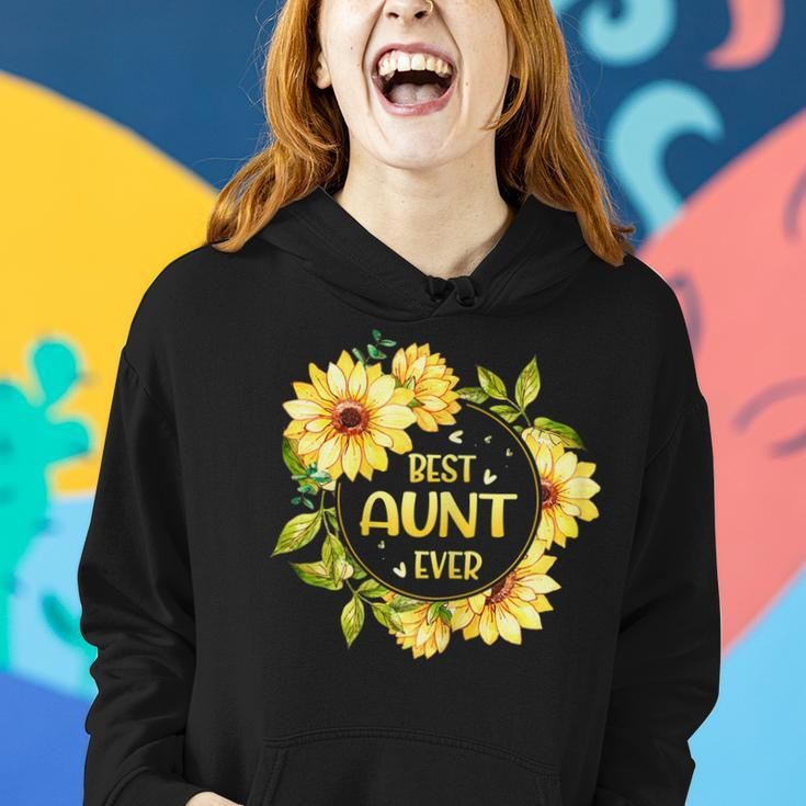 Best Aunt Ever Mothers Day Gift Aunt Sunflower Mom Gift For Womens Women Hoodie Gifts for Her