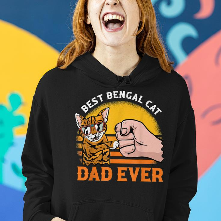 Best Bengal Cat Dad Ever Frauen Hoodie Geschenke für Sie