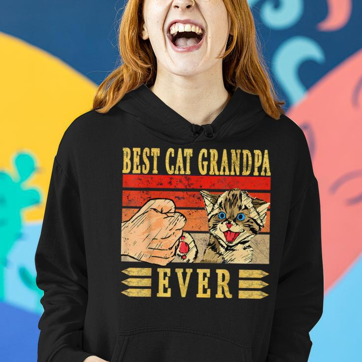 Best Cat Grandpa Ever Katzen Opa Vatertag Geburtstag Katze Frauen Hoodie Geschenke für Sie