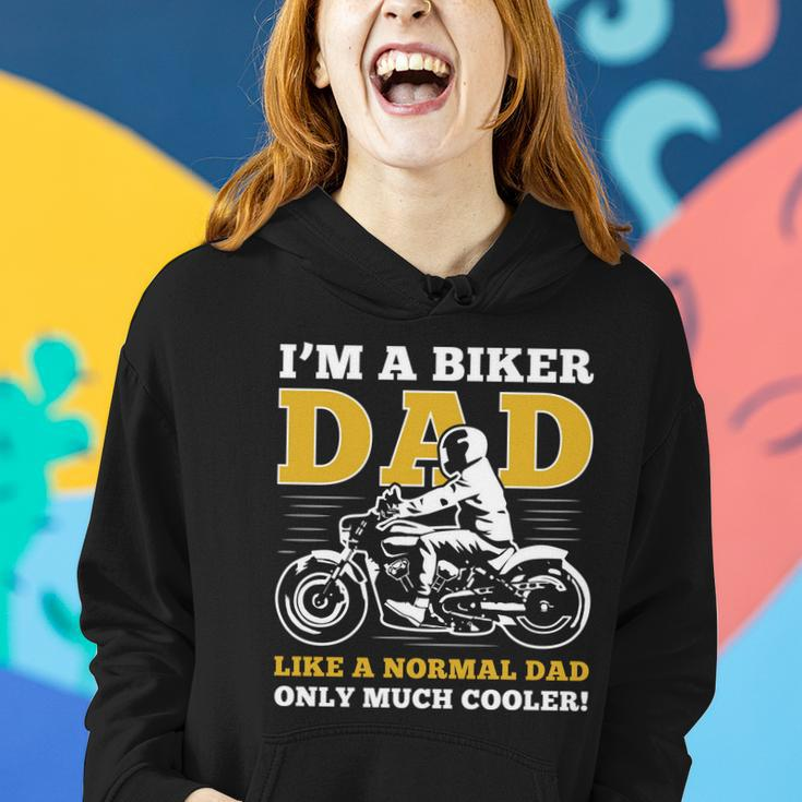 Biker Dad V2 Women Hoodie Gifts for Her