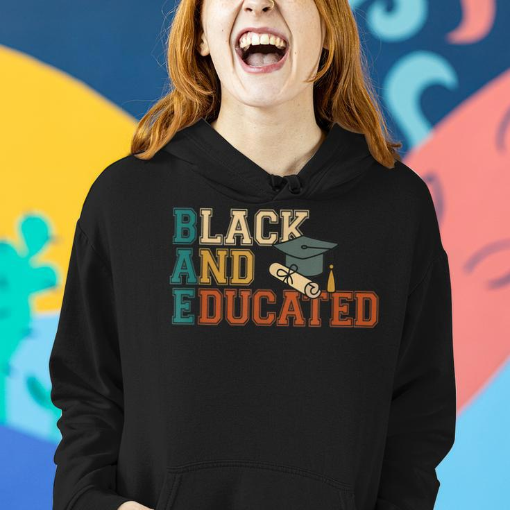 Black And Educated Black History Month Pride African Women Hoodie Gifts for Her