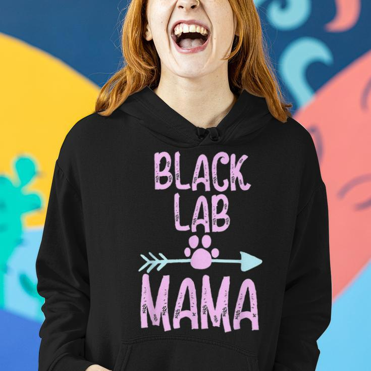 Black Lab Mama Funny Labrador Dog Lovers Mom Women Gift Women Hoodie Gifts for Her