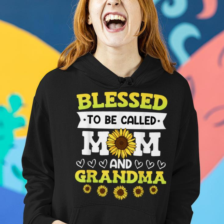 Blessed To Be Called Mom And Grandma Sunflowers Mothers Women Hoodie Gifts for Her