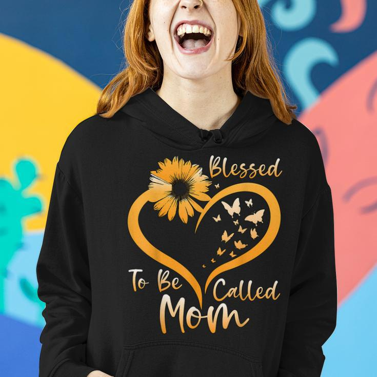 Blessed To Be Called Mom Cute Mothers Day 2023 Sunflower Women Hoodie Gifts for Her