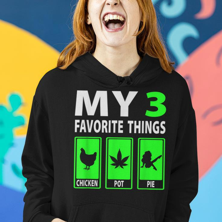 Chicken Pot Pie My 3 Favorite Things Women Hoodie Gifts for Her