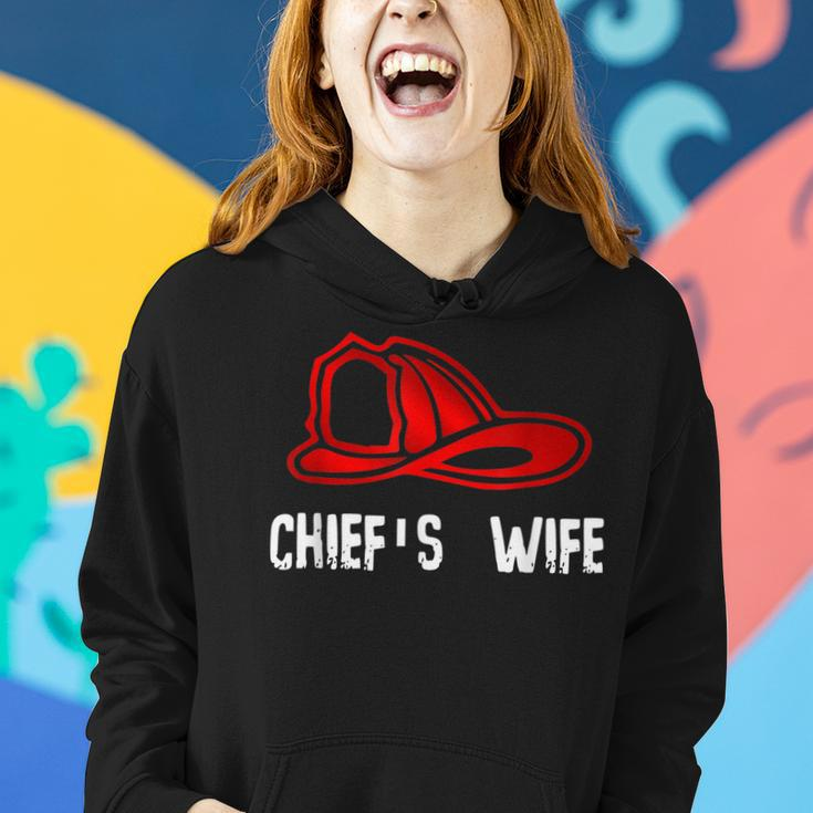 Chiefs Wife Firefighter Gift - Spouse Fire Company Women Hoodie Gifts for Her