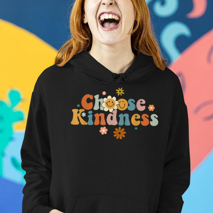 Choose Kindness Be Kind Women Girls Flower Women Hoodie Gifts for Her
