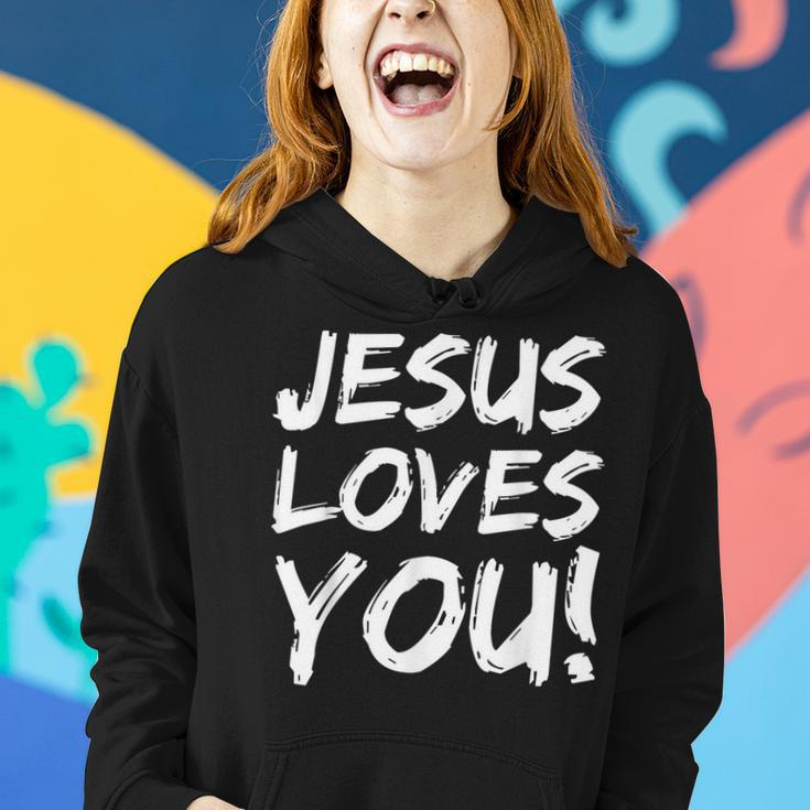 Christian Evangelism Gift For Men Jesus Loves You Women Hoodie Gifts for Her