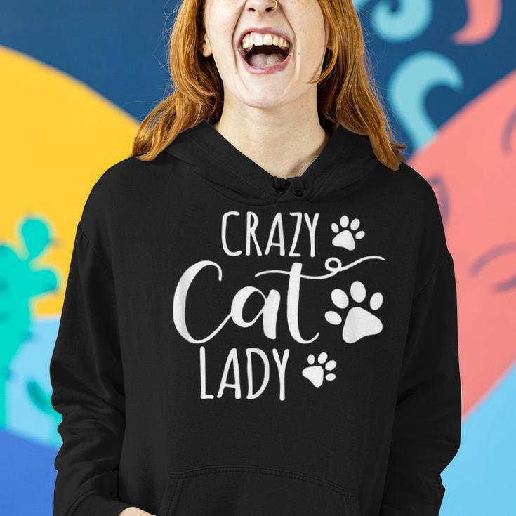 Crazy Cat Lady Funny Cat Meow For Men Women Love Cat Women Hoodie Gifts for Her