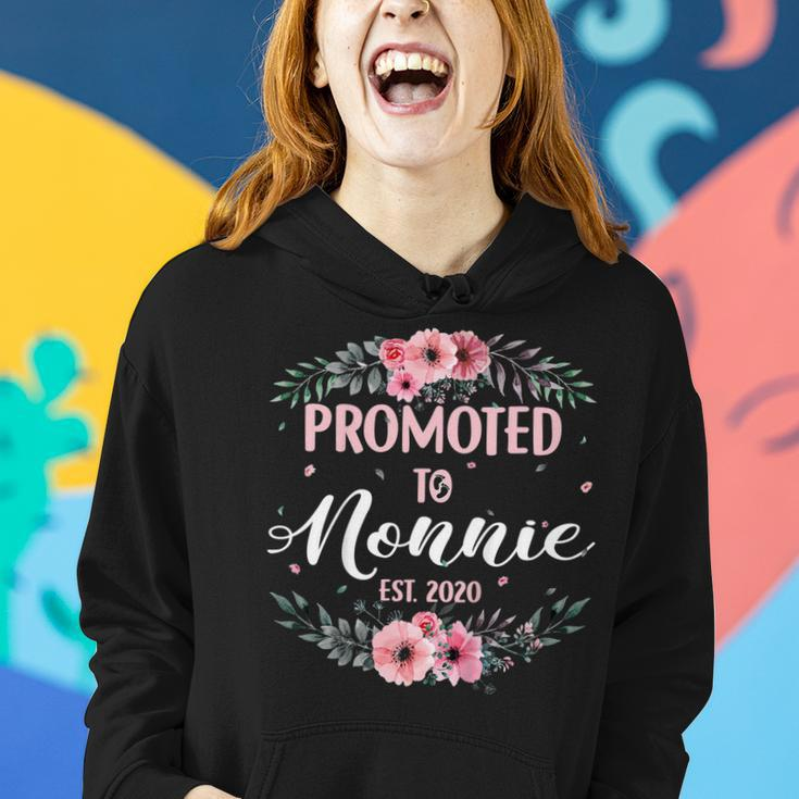 Cute Promoted To Nonnie Est2020 Mother Day New Grandma Gift Women Hoodie Gifts for Her
