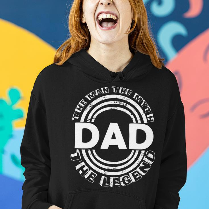 Dad The Man Myth The Legend Funny Women Hoodie Gifts for Her