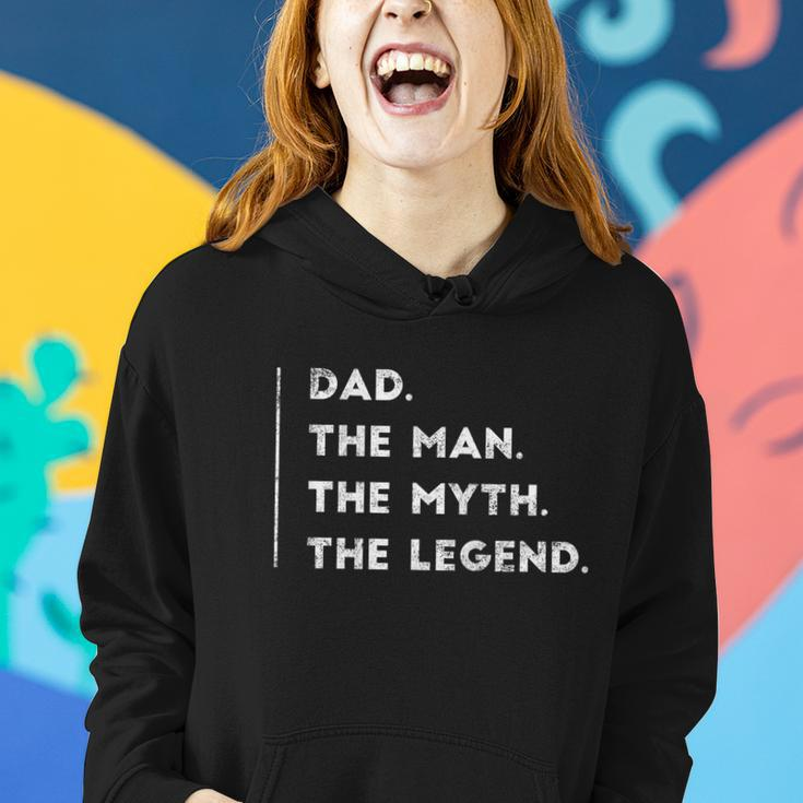 Dad The Man The Myth The Legend Gift Funny Father Daddy Gifts Women Hoodie Gifts for Her