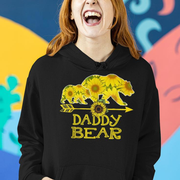 Daddy Bear Bear Sunflower Mother Father Gifts Women Hoodie Gifts for Her
