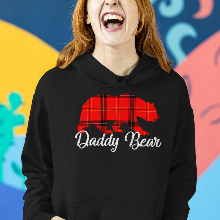Daddy Bear Buffalo Plaid Women Hoodie Gifts for Her