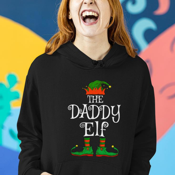 Daddy Elf Family Matching Funny Christmas Pajama Dad Men V3 Women Hoodie Gifts for Her