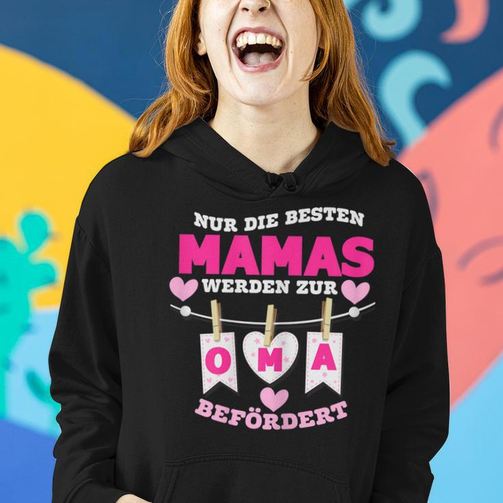 Damen Nur Die Besten Mamas Werden Zur Oma Befördert Frauen Hoodie Geschenke für Sie
