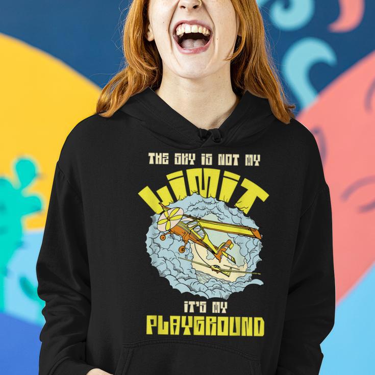 Der Himmel Ist Kein Limit Es Ist Mein Spielplatz Frauen Hoodie Geschenke für Sie