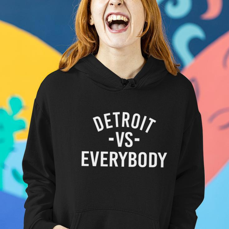 Detroit Vs Everybody - Mens Muscle T-Shirt Women Hoodie Graphic Print Hooded Sweatshirt Gifts for Her