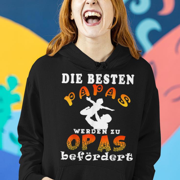 Die Besten Väter Werden Zum Opa Beförder Grossvater Geschenk Frauen Hoodie Geschenke für Sie