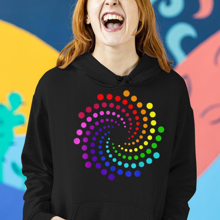 Dot Day Shirt Kids Rainbow Polka Dot Spiral Women Hoodie Gifts for Her