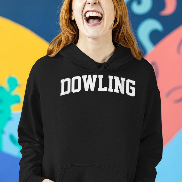 Dowling Name Family Last First Retro Sport Arch Gift For Mens Women Hoodie Gifts for Her