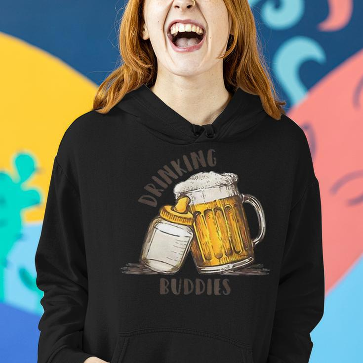 Drinking Buddies Dad And Baby Beer Matching Fist Father Gift For Mens Women Hoodie Gifts for Her